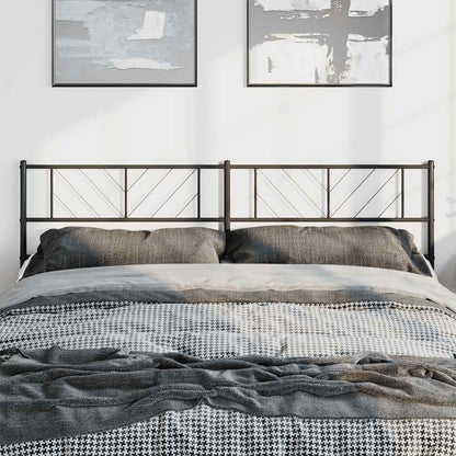 Testiera di Ricambio in Metallo Nero 180 cm