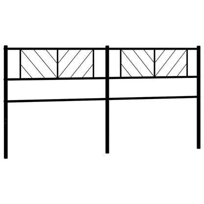 Testiera di Ricambio in Metallo Nero 193 cm