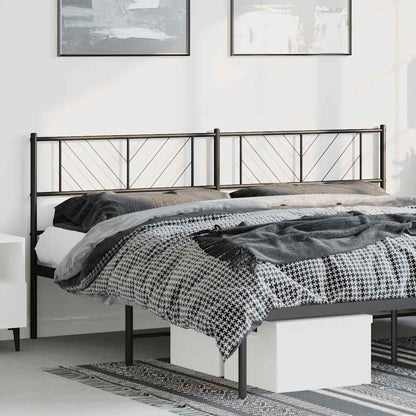 Testiera di Ricambio in Metallo Nero 193 cm