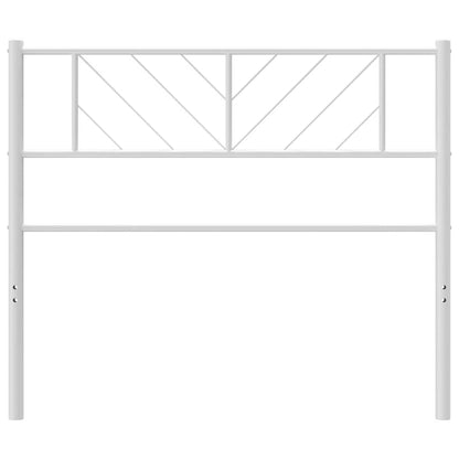 Testiera di Ricambio in Metallo Bianco 75 cm