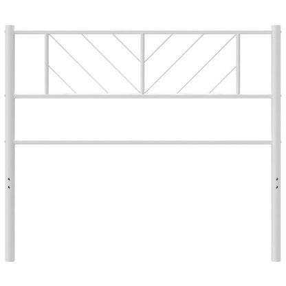 Testiera di Ricambio in Metallo Bianco 90 cm