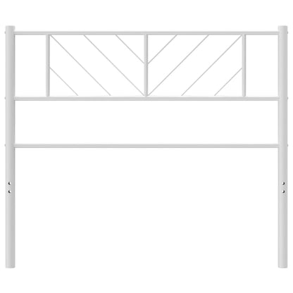 Testiera di Ricambio in Metallo Bianco 107 cm