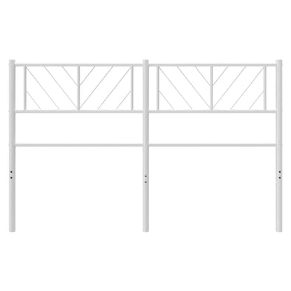 Testiera di Ricambio in Metallo Bianco 120 cm