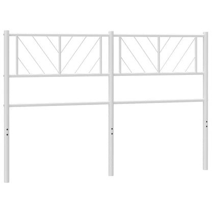 Testiera di Ricambio in Metallo Bianco 135 cm
