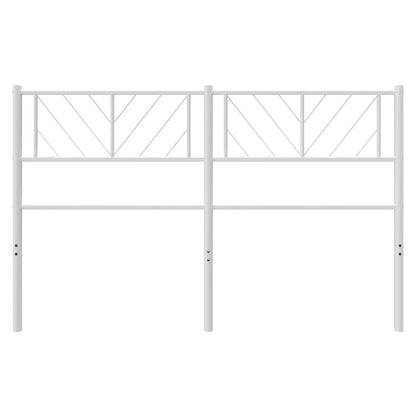 Testiera di Ricambio in Metallo Bianco 140 cm