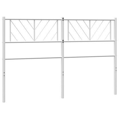 Testiera di Ricambio in Metallo Bianco 140 cm