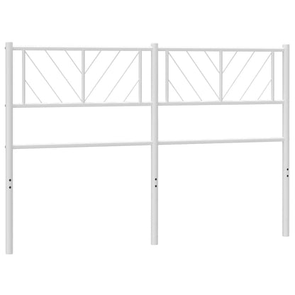 Testiera di Ricambio in Metallo Bianco 150 cm