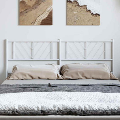 Testiera di Ricambio in Metallo Bianco 150 cm