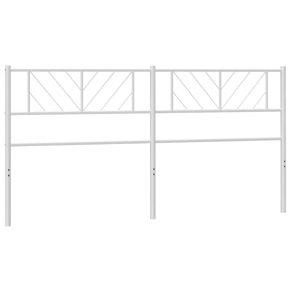Testiera di Ricambio in Metallo Bianco 180 cm