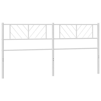 Testiera di Ricambio in Metallo Bianco 180 cm