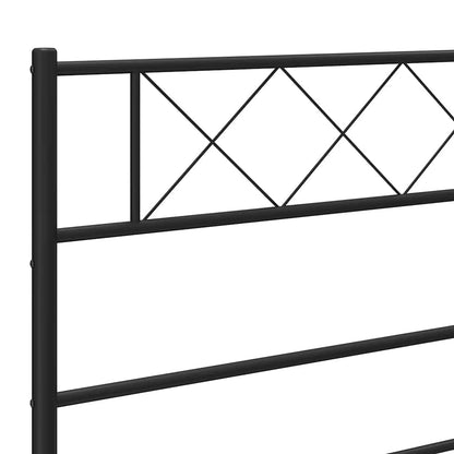 Testiera di Ricambio in Metallo Nero 107 cm