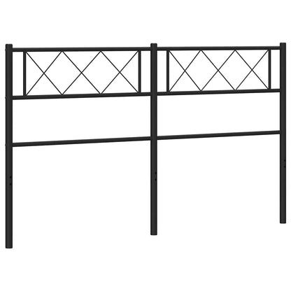 Testiera di Ricambio in Metallo Nero 120 cm
