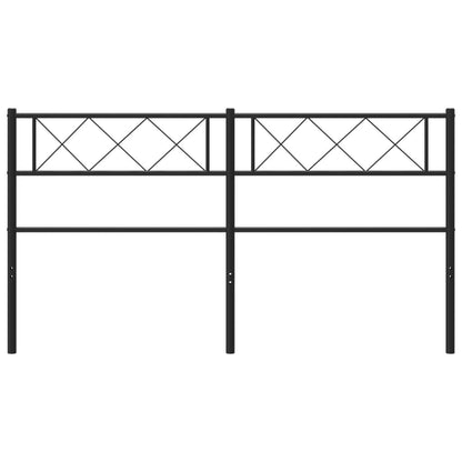 Testiera di Ricambio in Metallo Nero 120 cm