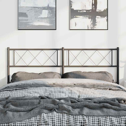 Testiera di Ricambio in Metallo Nero 135 cm