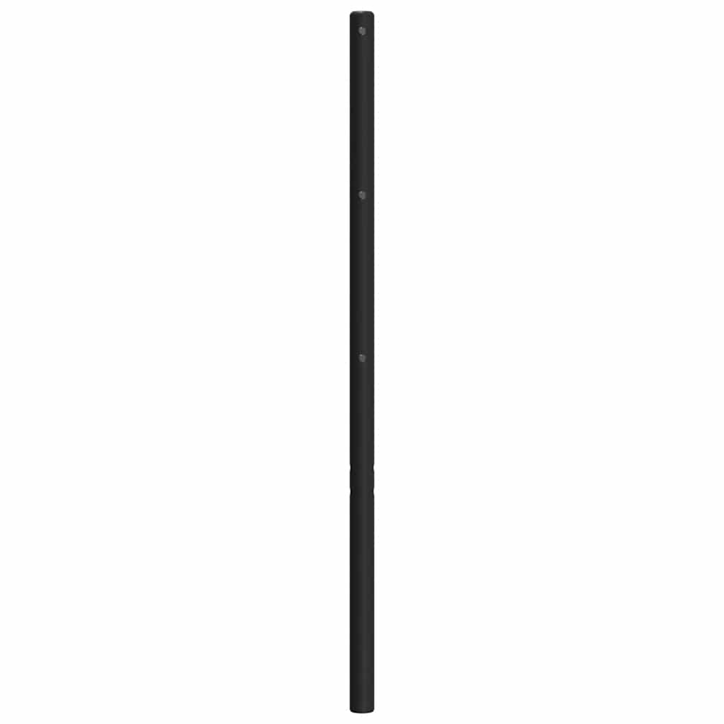 Testiera di Ricambio in Metallo Nero 135 cm