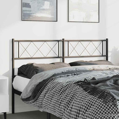 Testiera di Ricambio in Metallo Nero 135 cm