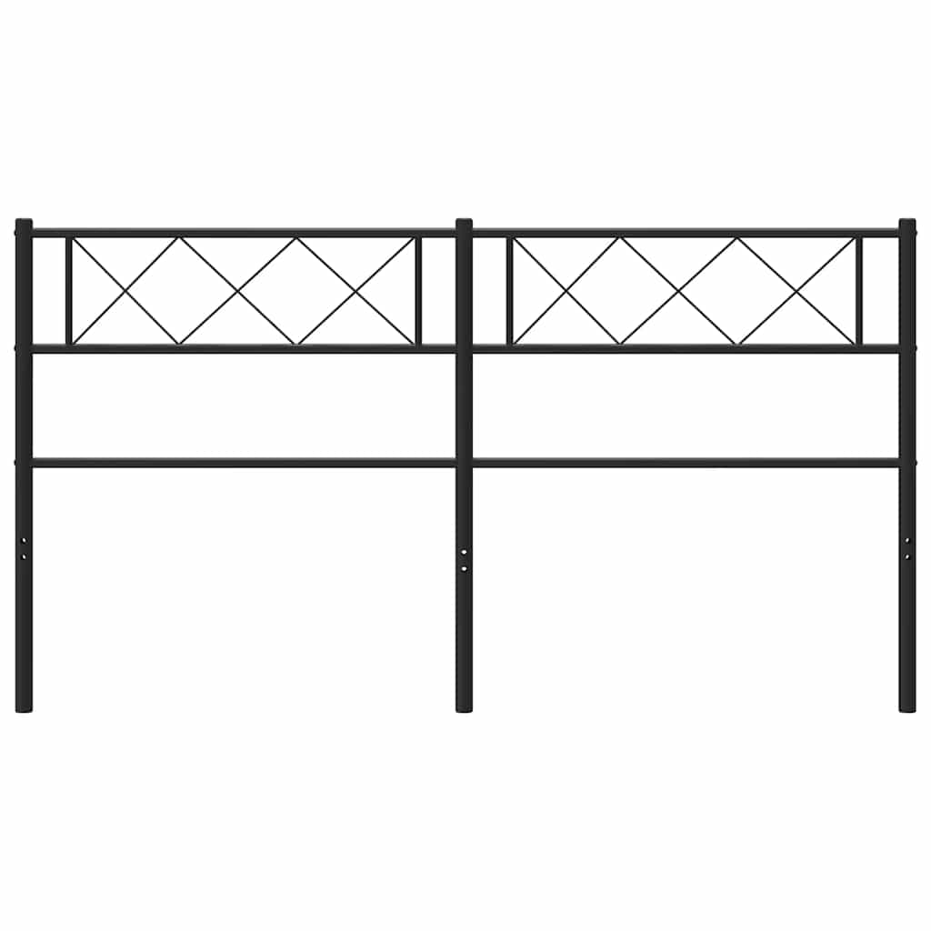 Testiera di Ricambio in Metallo Nero 150 cm