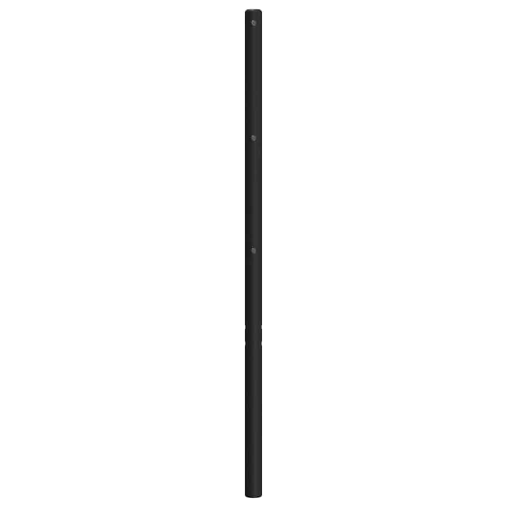Testiera di Ricambio in Metallo Nero 180 cm