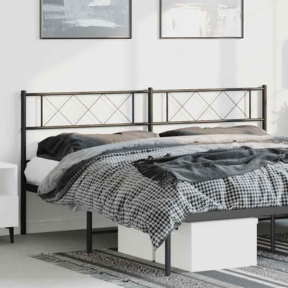 Testiera di Ricambio in Metallo Nero 193 cm