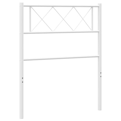 Testiera di Ricambio in Metallo Bianco 75 cm