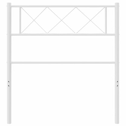 Testiera di Ricambio in Metallo Bianco 90 cm