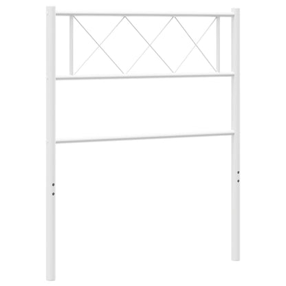 Testiera di Ricambio in Metallo Bianco 107 cm