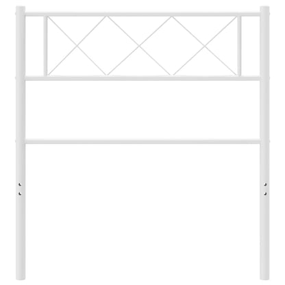 Testiera di Ricambio in Metallo Bianco 107 cm