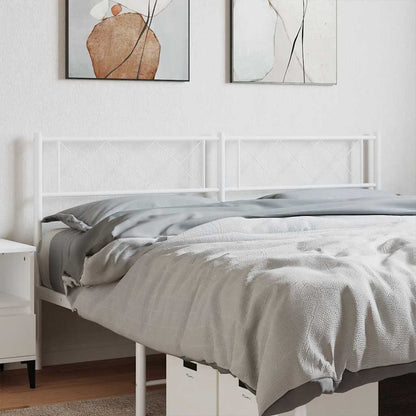 Testiera di Ricambio in Metallo Bianco 120 cm
