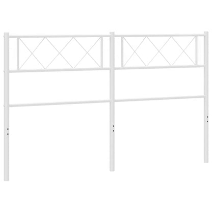 Testiera di Ricambio in Metallo Bianco 135 cm