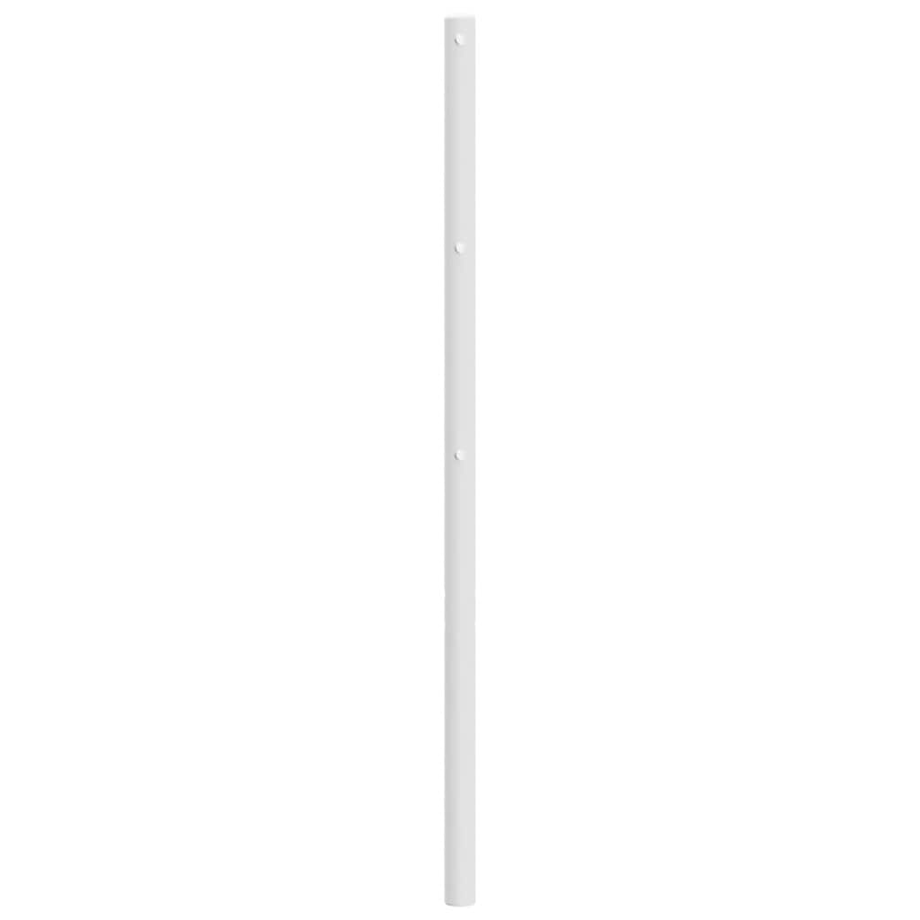 Testiera di Ricambio in Metallo Bianco 135 cm