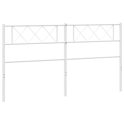 Testiera di Ricambio in Metallo Bianco 180 cm