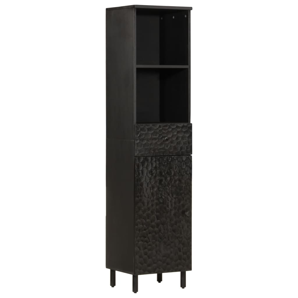 Set Mobili da Bagno 4 pz in Legno Massello di Mango