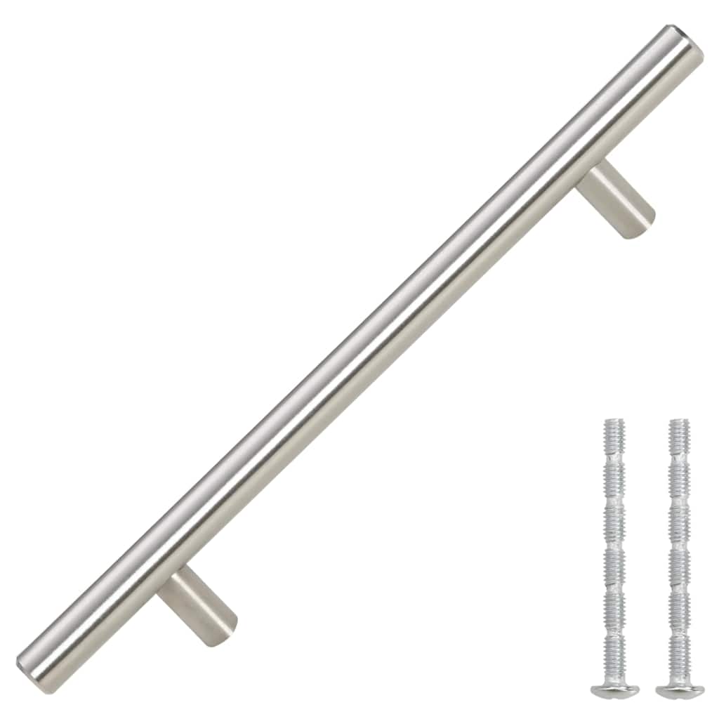Maniglie per Mobili 10pz Argento 160mm in Acciaio Inox