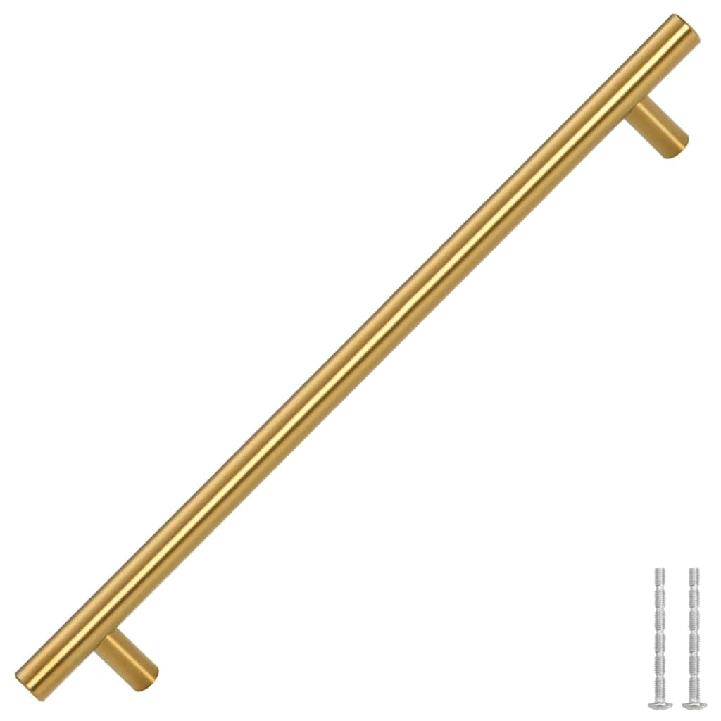 Maniglie per Mobili 5pz Oro 224mm in Acciaio Inox