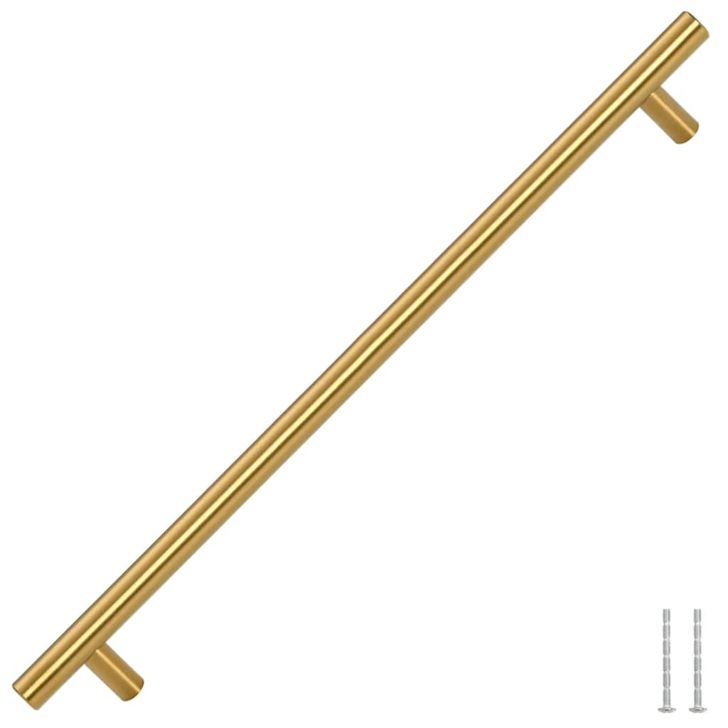 Maniglie per Mobili 5pz Oro 320mm in Acciaio Inox