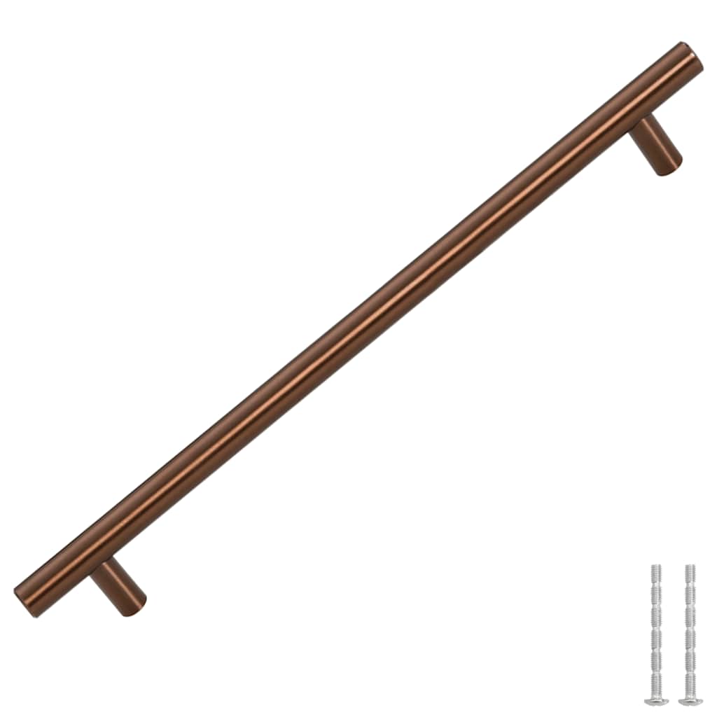 Maniglie per Mobili 5pz Bronzo 224mm in Acciaio Inox
