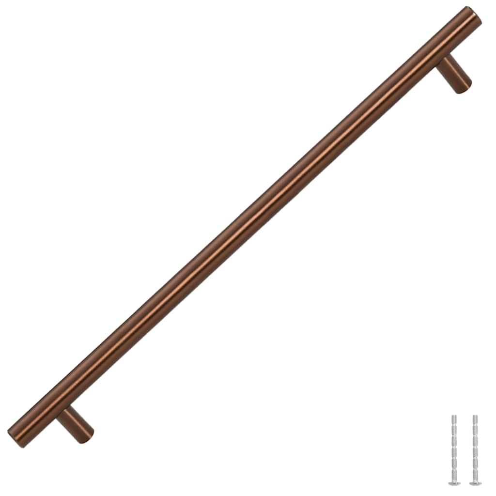 Maniglie per Mobili 5pz Bronzo 320mm in Acciaio Inox