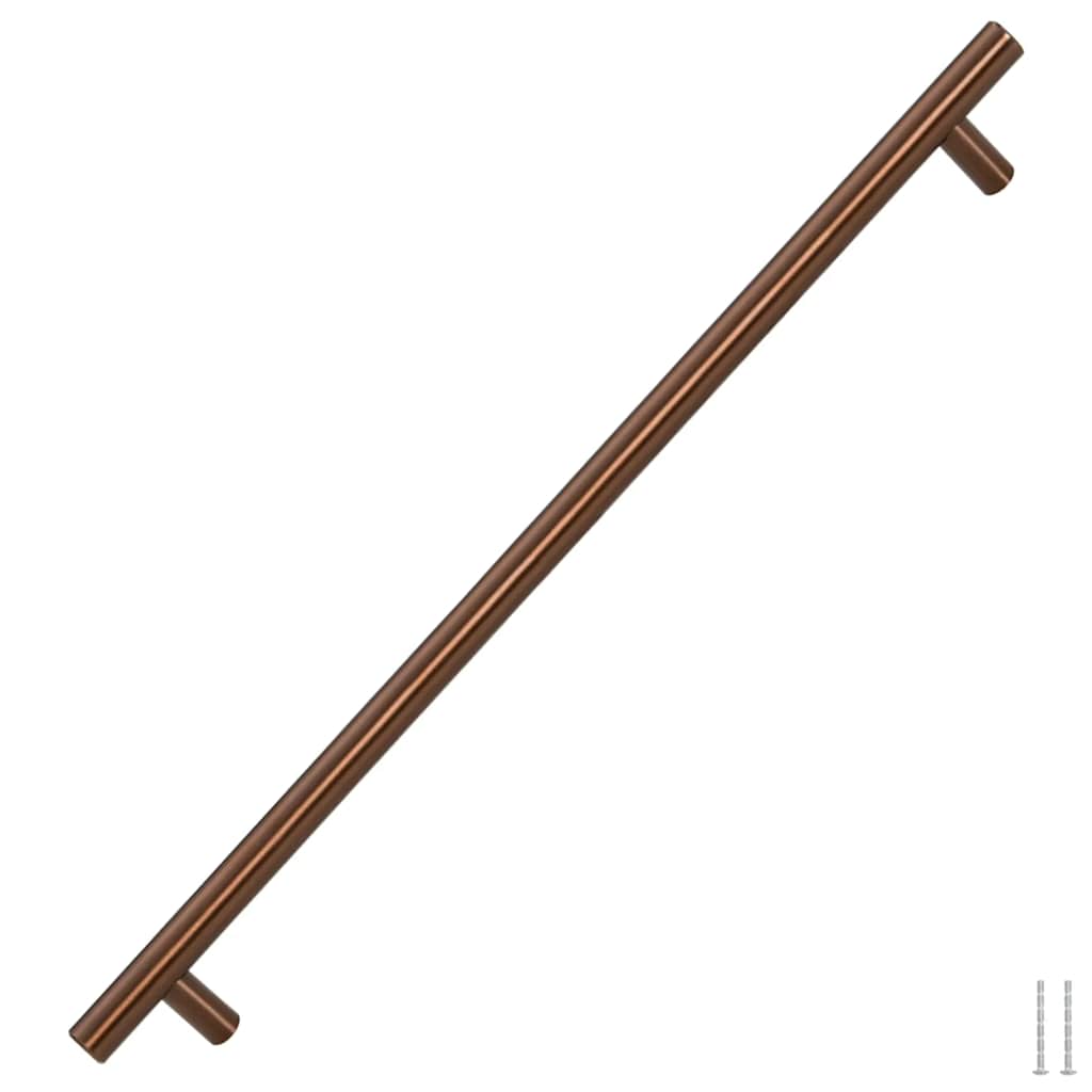 Maniglie per Mobili 5pz Bronzo 480mm in Acciaio Inox