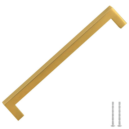 Maniglie per Mobili 5pz Oro 192mm in Acciaio Inox
