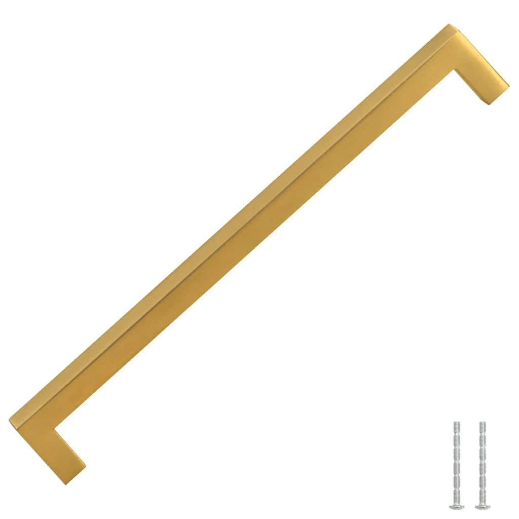 Maniglie per Mobili 5pz Oro 224mm in Acciaio Inox