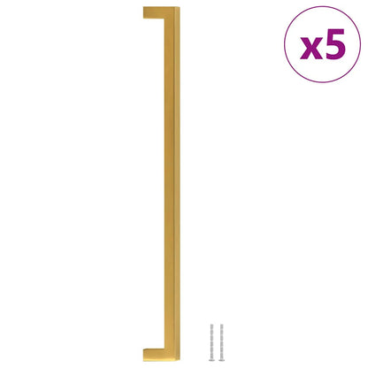 Maniglie per Mobili 5pz Oro 320mm in Acciaio Inox