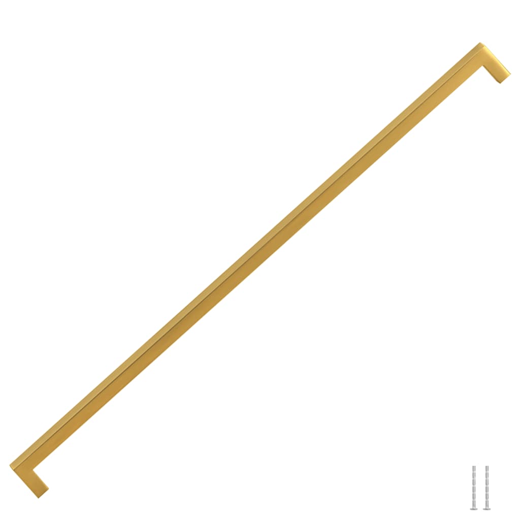 Maniglie per Mobili 5pz Oro 480mm in Acciaio Inox