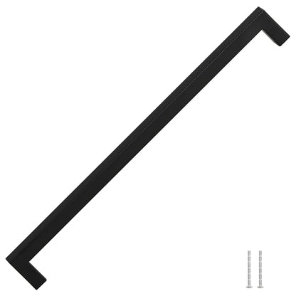 Maniglie per Mobili 5pz Nere 320mm in Acciaio Inox