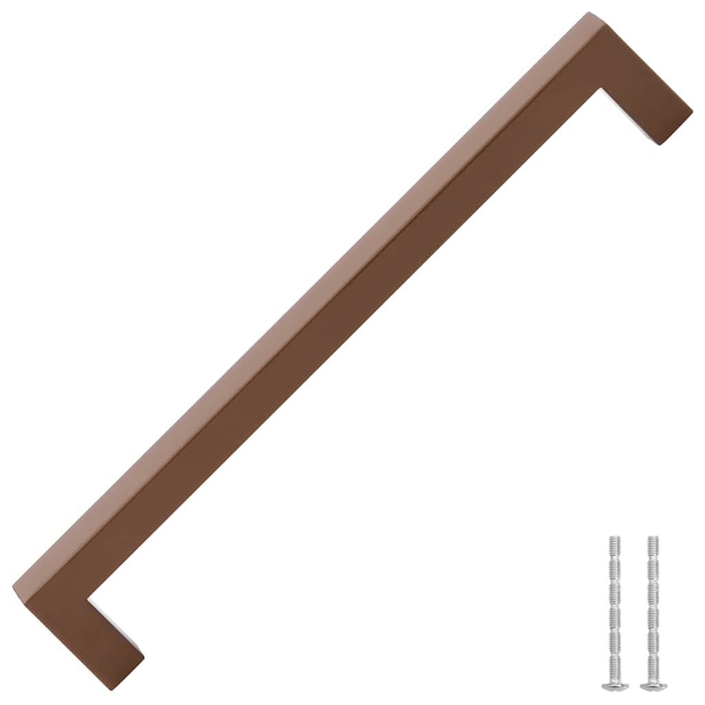 Maniglie per Mobili 5pz Bronzo 224mm in Acciaio Inox