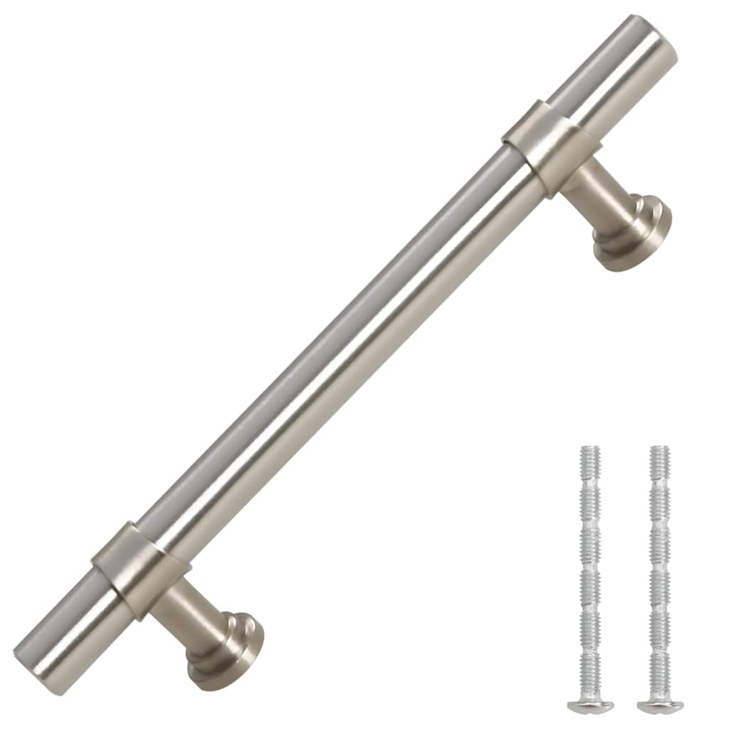 Maniglie per Mobili 10pz Argento 96mm in Acciaio Inox