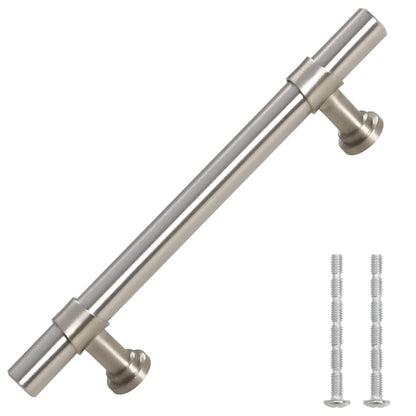 Maniglie per Mobili 10pz Argento 96mm in Acciaio Inox