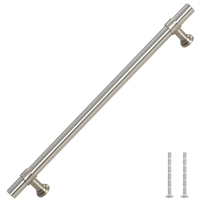 Maniglie per Mobili 5pz Argento 192mm in Acciaio Inox