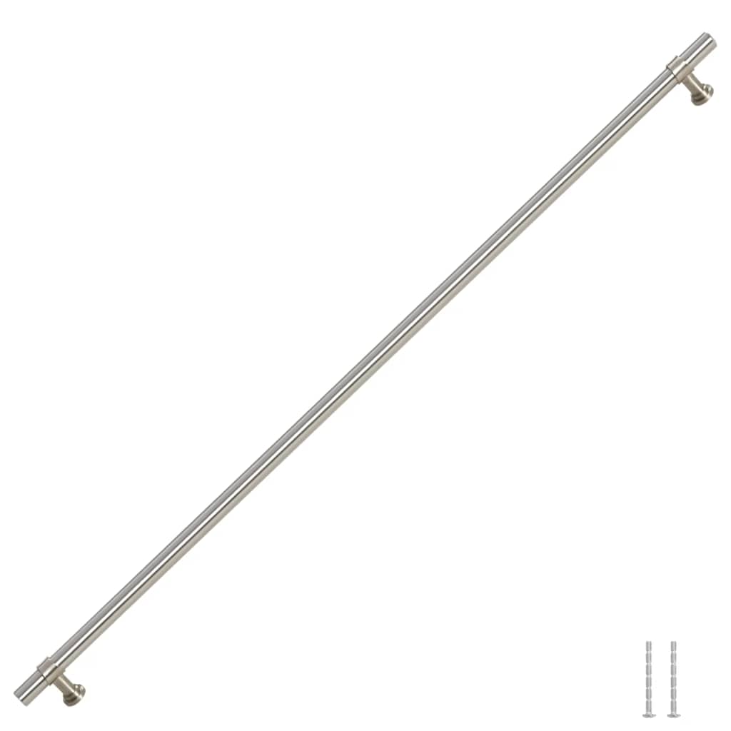 Maniglie per Mobili 5pz Argento 480mm in Acciaio Inox