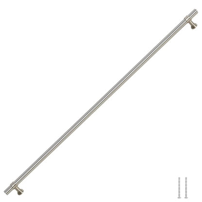 Maniglie per Mobili 5pz Argento 480mm in Acciaio Inox