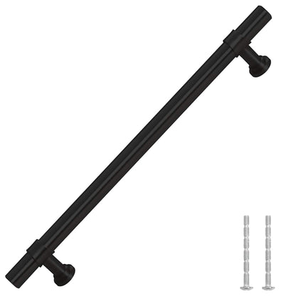 Maniglie per Mobili 10pz Nere 160mm in Acciaio Inox